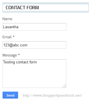 Contact Form