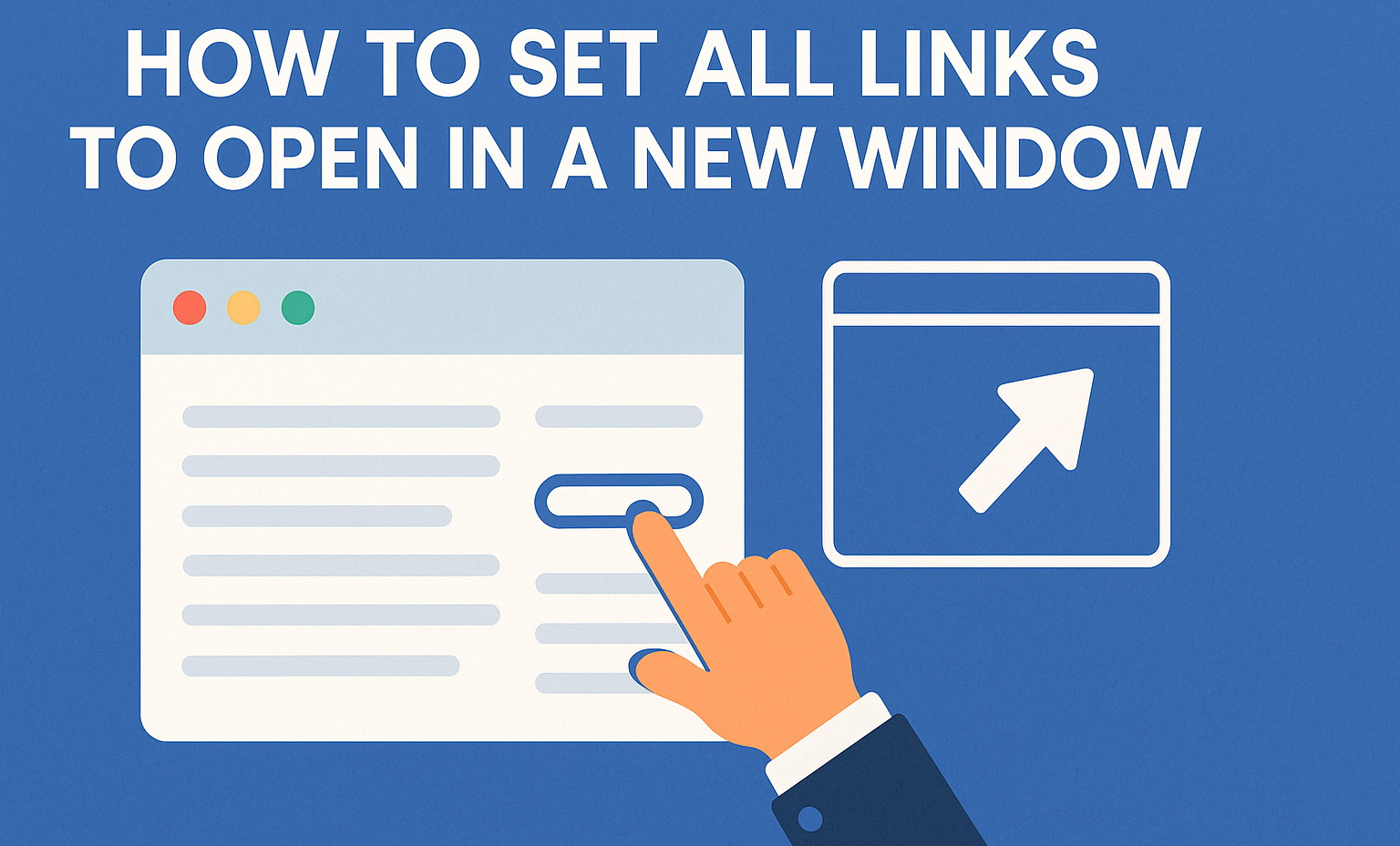 How To Set All Links to Open in a New Window