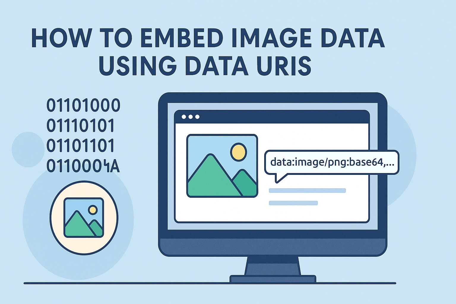 How to Embed Image Data using Data URIs