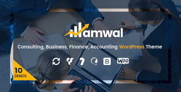 Amwal - Consulting, Business, Finance WordPress Theme