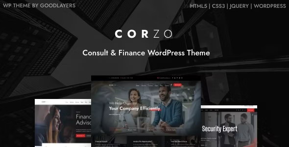 Corzo - Consulting & Finance WordPress Theme