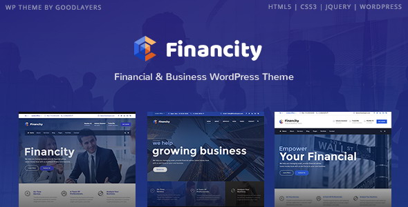 Financity - Business / Financial / Finance WordPress Theme