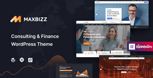 Maxbizz - Business Consulting WordPress Theme