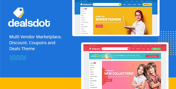 Dealsdot - Multi Vendor Marketplace Theme