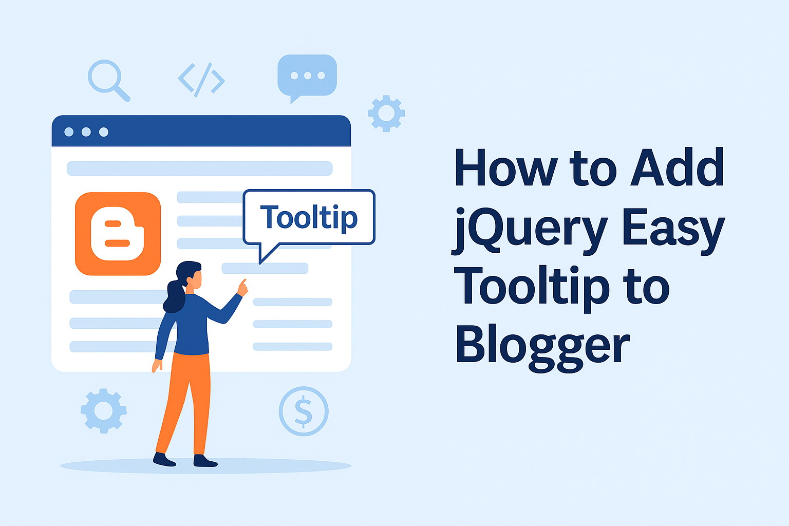 How to Add jQuery Easy Tooltip to Blogger