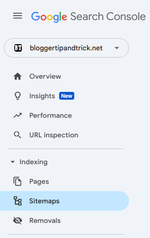 Sitemaps Google Search Console