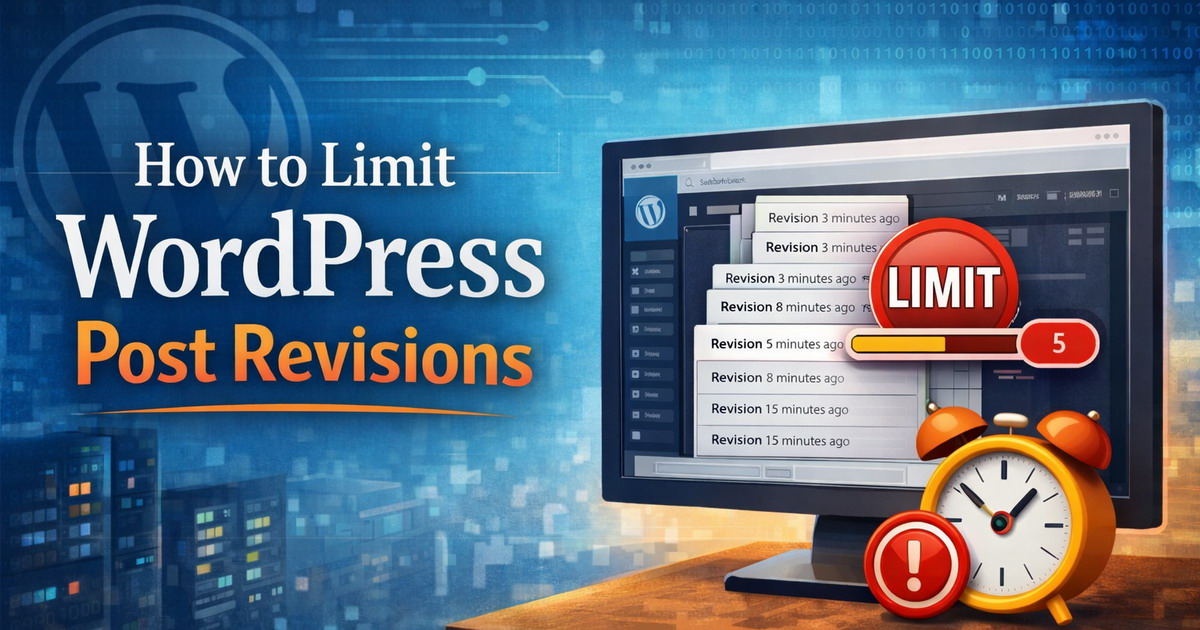 How to Limit WordPress Post Revisions